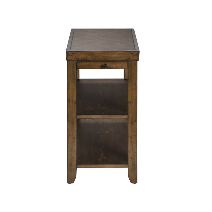 Mitchell - Chair Side Table - Dark Brown Capital Discount Furniture Home Furniture, Furniture Store