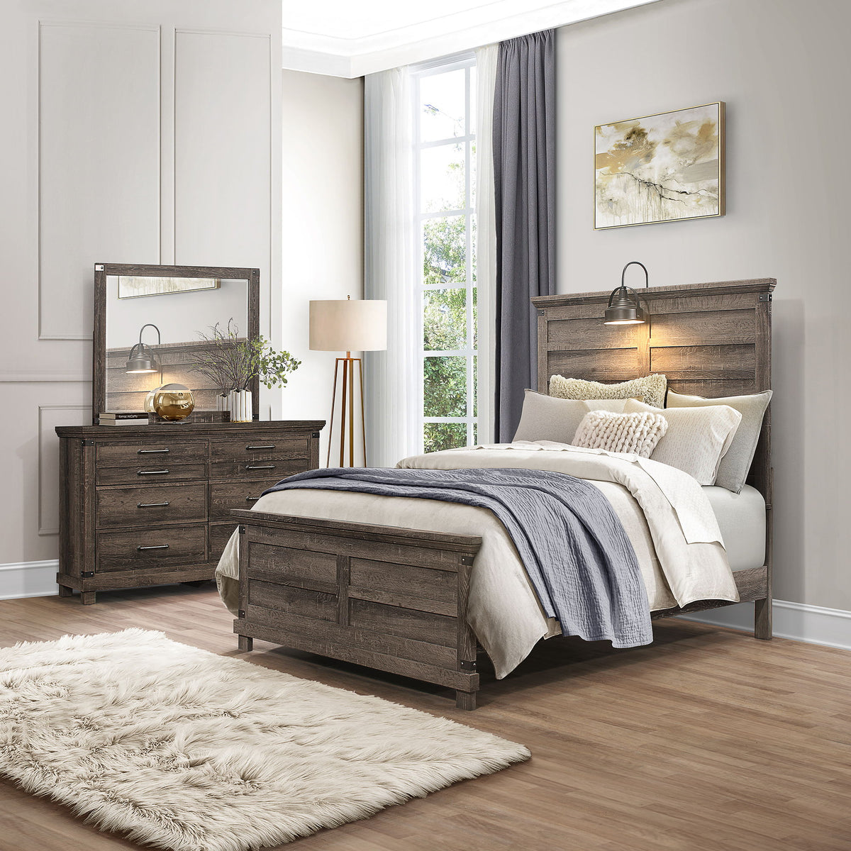 Ashley furniture rustic on sale bedroom sets