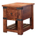 Parota - Chairside Table - Dark Brown Capital Discount Furniture Home Furniture, Furniture Store