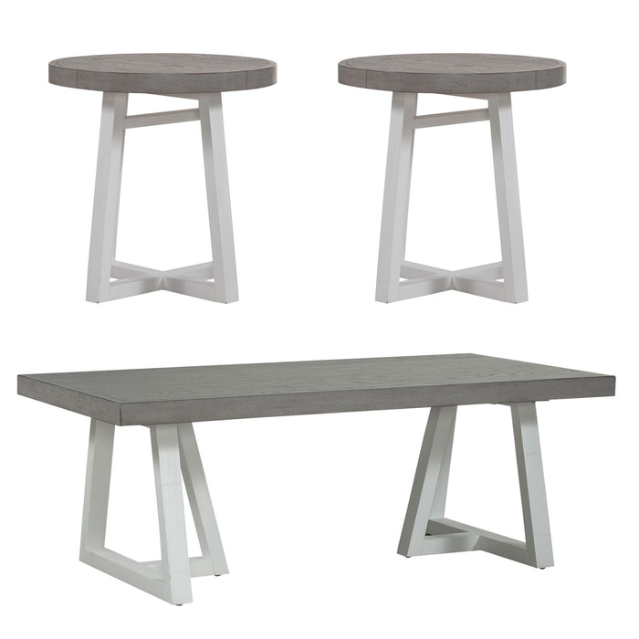 Palmetto Heights - 3 Piece Set (1 Cocktail 2 End Tables) - White Capital Discount Furniture Home Furniture, Furniture Store