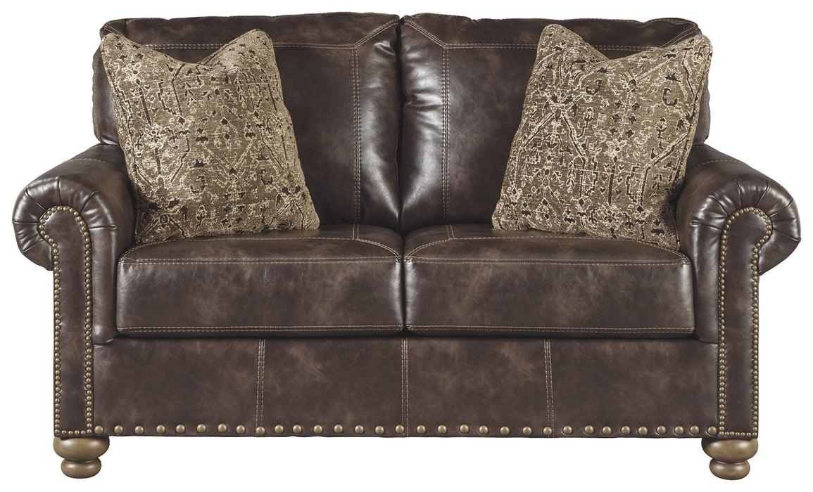 Nicorvo - Coffee - Loveseat Capital Discount Furniture Home Furniture, Furniture Store