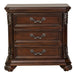 Messina Estates - 3 Drawer Nightstand - Dark Brown Capital Discount Furniture Home Furniture, Furniture Store