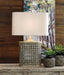 Deondra - Gray - Metal Table Lamp Capital Discount Furniture Home Furniture, Furniture Store