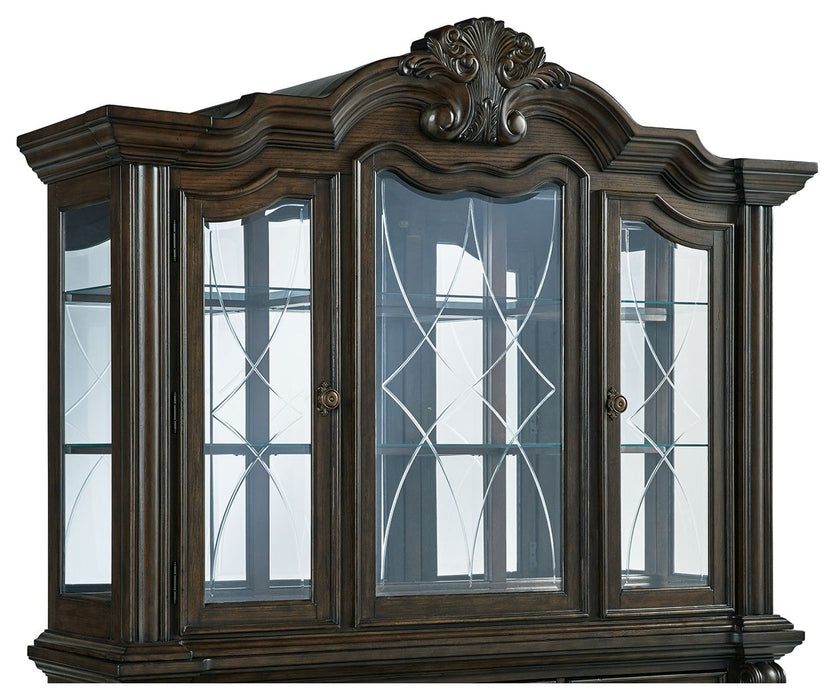 Maylee - Dark Brown - Dining Room Hutch Capital Discount Furniture Home Furniture, Furniture Store