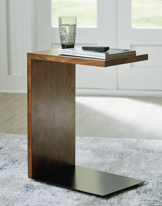 Wimshaw - Brown / Black - Accent Table Capital Discount Furniture Home Furniture, Furniture Store