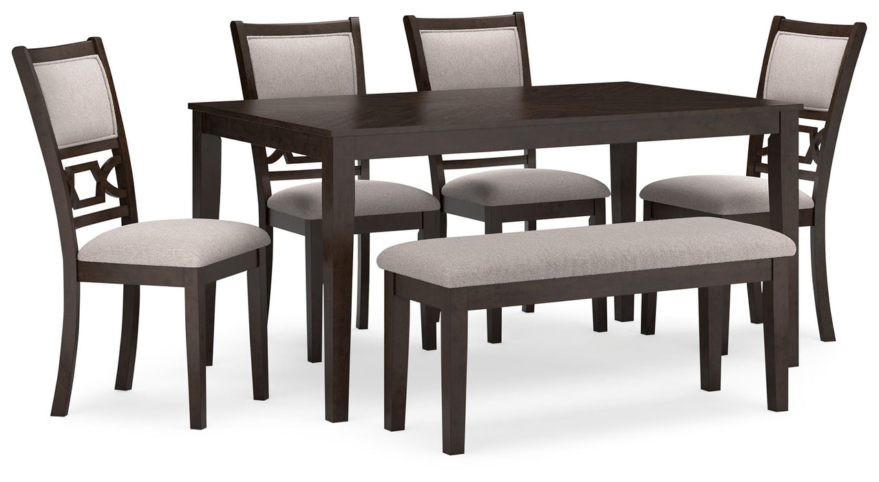 Langwest - Brown - Dining Room Table Set (Set of 6) Capital Discount Furniture Home Furniture, Furniture Store