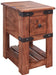Parota II - Chairside Table - Dark Brown Capital Discount Furniture Home Furniture, Furniture Store
