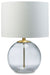 Samder - White - Glass Table Lamp Capital Discount Furniture Home Furniture, Furniture Store