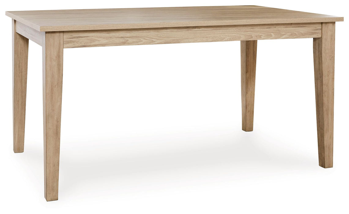 Gleanville - Light Brown - Rectangular Dining Room Table Capital Discount Furniture Home Furniture, Furniture Store