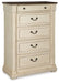 Bolanburg - Antique White / Brown - Five Drawer Chest Capital Discount Furniture Home Furniture, Furniture Store
