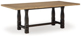 Charterton - Two-tone Brown - Rectangular Dining Room Table Capital Discount Furniture Home Furniture, Furniture Store