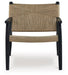 Halfmore - Black / Natural - Accent Chair Capital Discount Furniture Home Furniture, Furniture Store