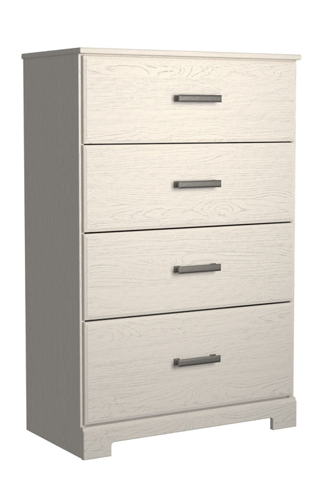 Stelsie - White - Four Drawer Chest Capital Discount Furniture Home Furniture, Furniture Store