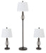 Brycestone - Bronze Finish - Metal Lamps (Set of 3) Capital Discount Furniture Home Furniture, Furniture Store