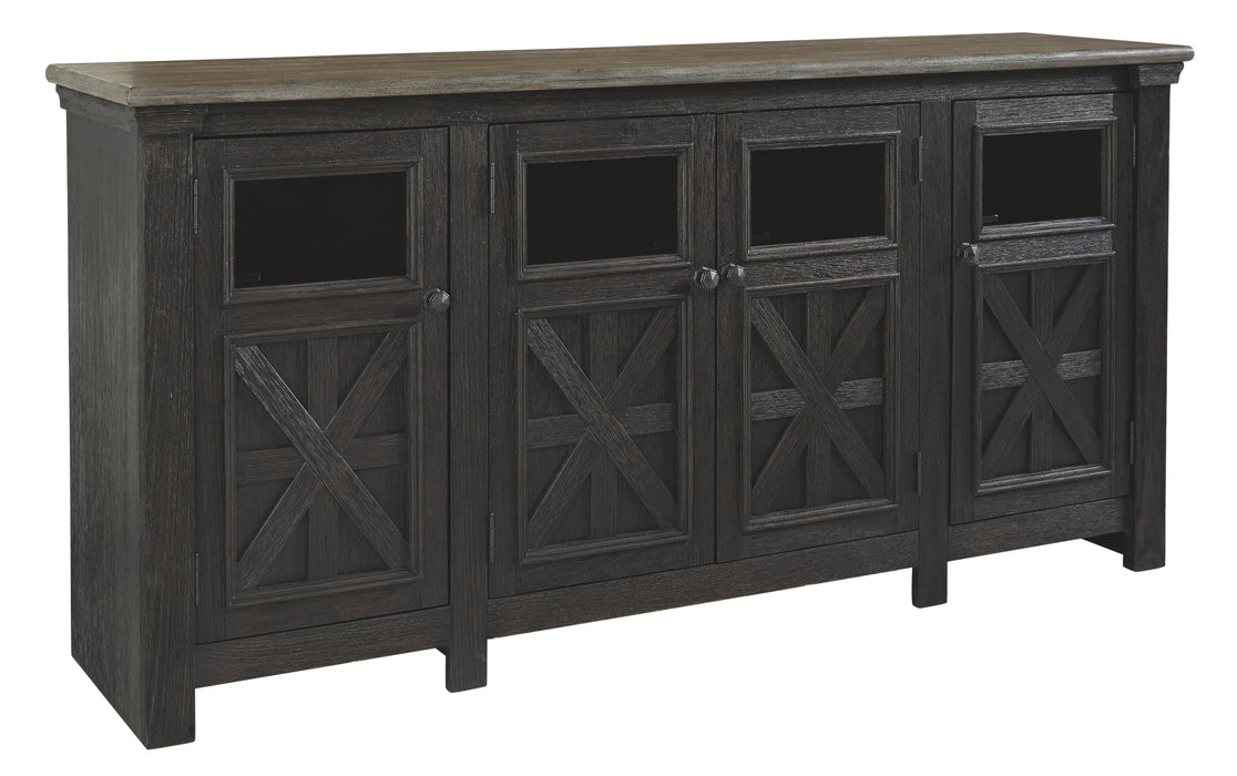Tyler - Black / Gray - Extra Large TV Stand Capital Discount Furniture Home Furniture, Furniture Store