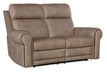 Duncan - Power Loveseat With Power Headrest & Lumbar - Light Brown Capital Discount Furniture Home Furniture, Furniture Store