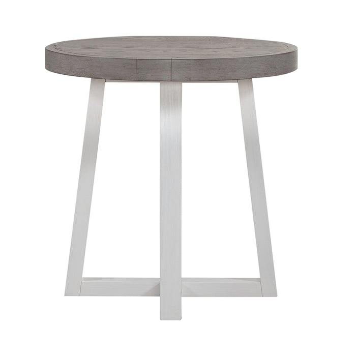 Palmetto Heights - Round End Table - White Capital Discount Furniture Home Furniture, Furniture Store