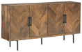 Prattville - Brown - Accent Cabinet Capital Discount Furniture Home Furniture, Furniture Store