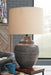 Olinger - Brown - Metal Table Lamp Capital Discount Furniture Home Furniture, Furniture Store