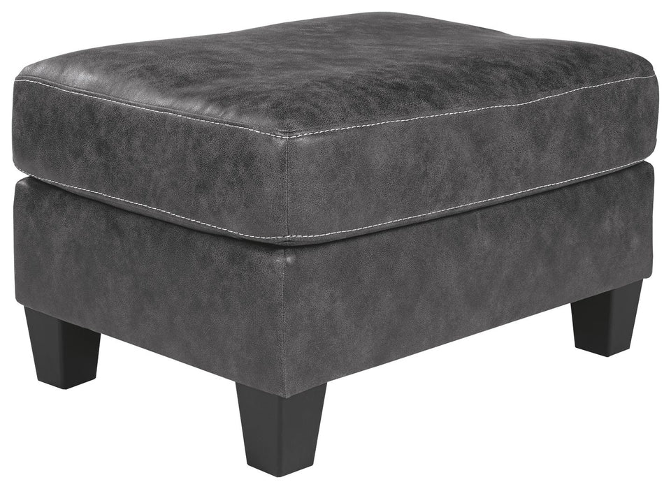 Venaldi - Gunmetal - Ottoman Capital Discount Furniture Home Furniture, Furniture Store