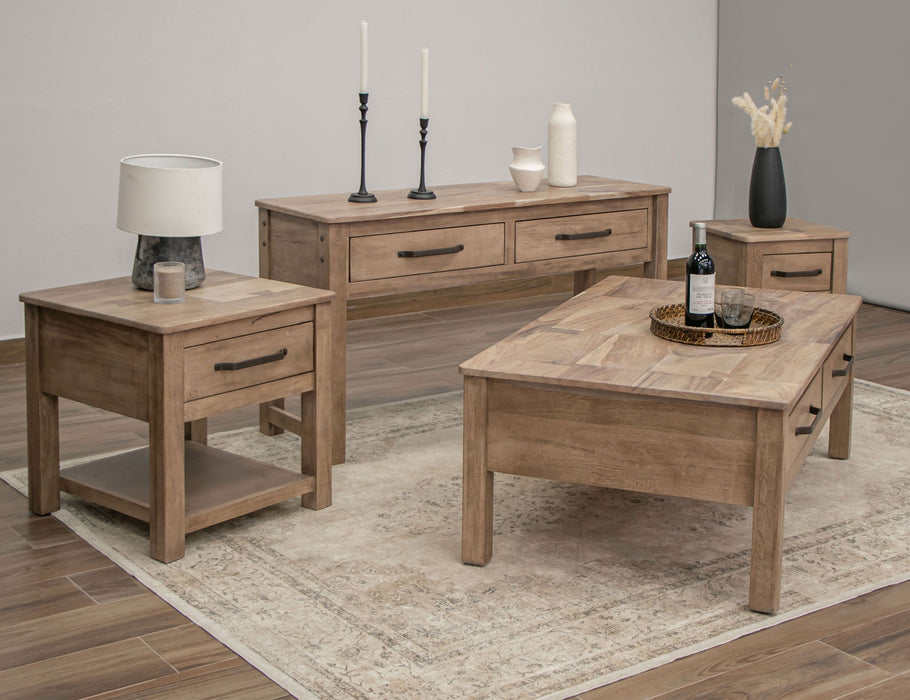 Natural Parota - End Table - Light Brown Capital Discount Furniture Home Furniture, Furniture Store