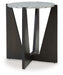 Tellrich - Black / White - Accent Table Capital Discount Furniture Home Furniture, Furniture Store