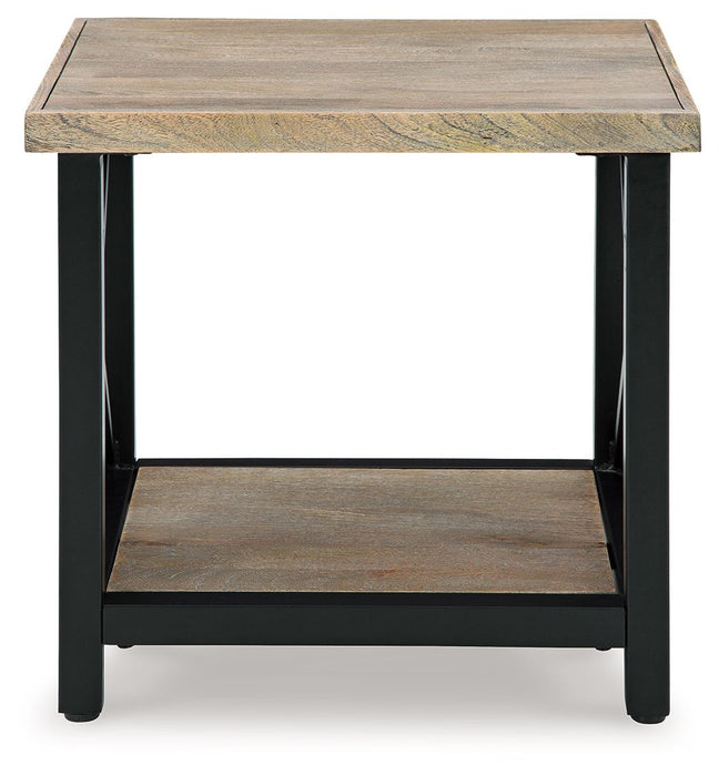 Bristenfort - Brown / Black - Rectangular End Table Capital Discount Furniture Home Furniture, Furniture Store
