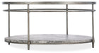 Round Cocktail Table - Metal Capital Discount Furniture Home Furniture, Furniture Store