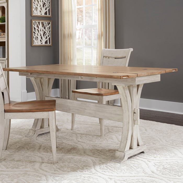 Farmhouse Reimagined - Flip Lid Sofa Table - White Capital Discount Furniture Home Furniture, Furniture Store