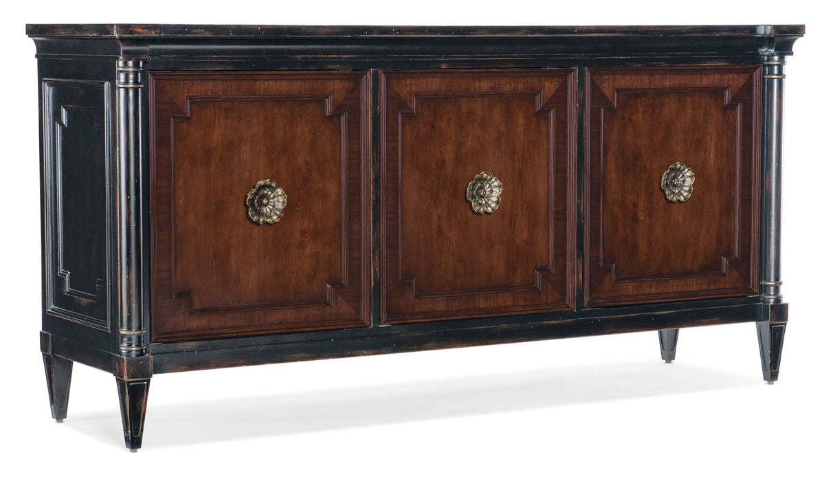 Charleston - Entertainment Console - Dark Brown Capital Discount Furniture Home Furniture, Furniture Store