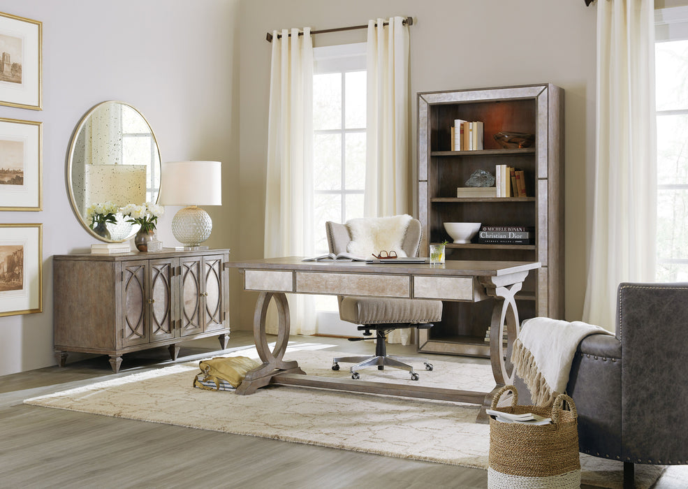 Rustic Glam - Trestle Desk Capital Discount Furniture Home Furniture, Furniture Store