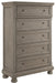 Lettner - Light Gray - Five Drawer Chest - 2-handles Capital Discount Furniture Home Furniture, Furniture Store