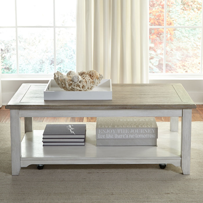 Summerville - 3 Piece Table Set (1 Cocktail 2 End Tables) - White Capital Discount Furniture Home Furniture, Furniture Store