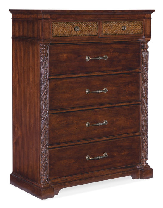 Charleston - Six-Drawer Chest - Dark Brown Capital Discount Furniture Home Furniture, Furniture Store