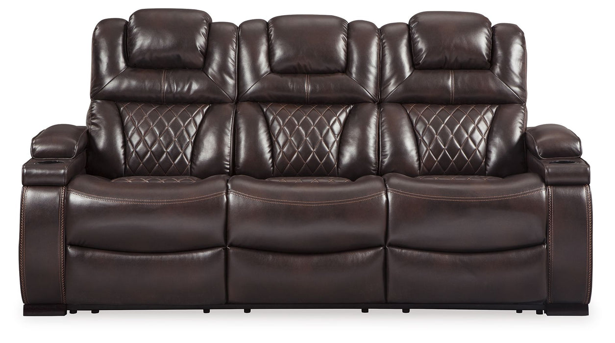 Warnerton - Brown Dark - Pwr Rec Sofa With Adj Headrest Capital Discount Furniture Home Furniture, Furniture Store