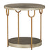 Ranoka - Platinum - Round End Table Capital Discount Furniture Home Furniture, Furniture Store