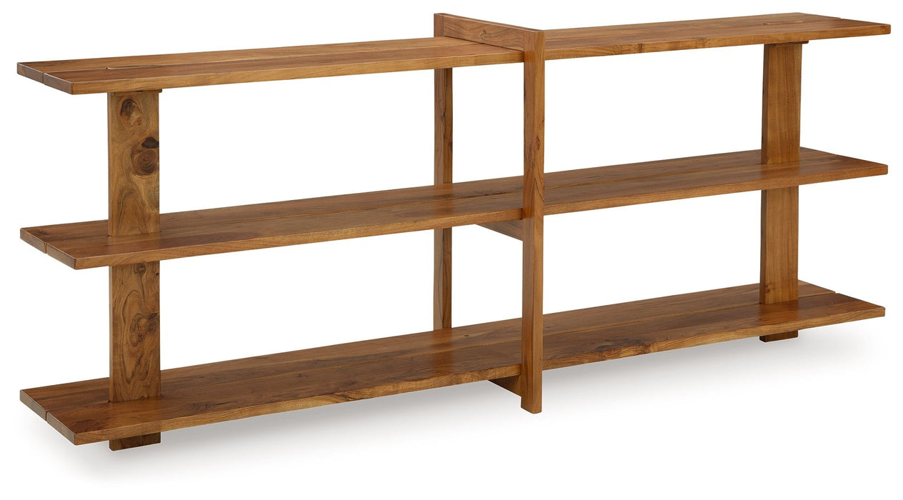 Fayemour - Brown - Console Sofa Table Capital Discount Furniture Home Furniture, Furniture Store