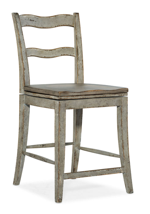 Alfresco - La Riva Ladder Back Swivel Counter Stool Capital Discount Furniture Home Furniture, Furniture Store