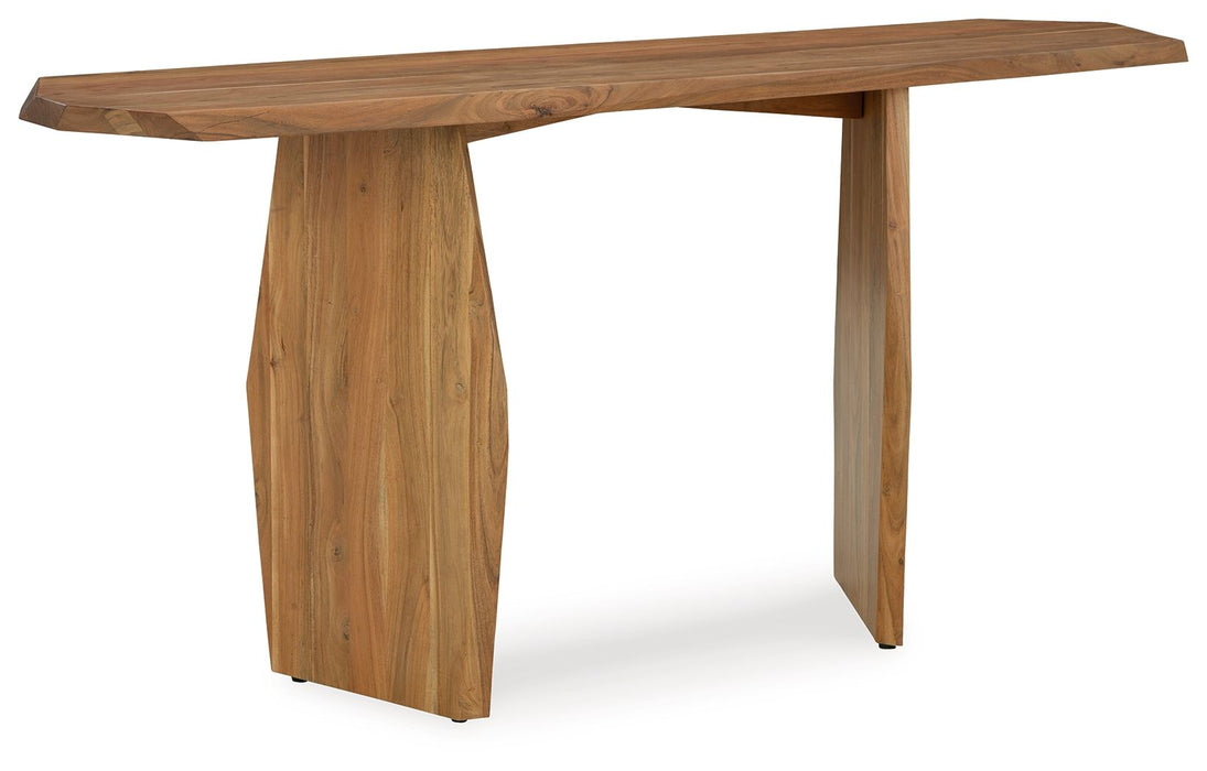 Holward - Natural - Console Sofa Table Capital Discount Furniture Home Furniture, Furniture Store