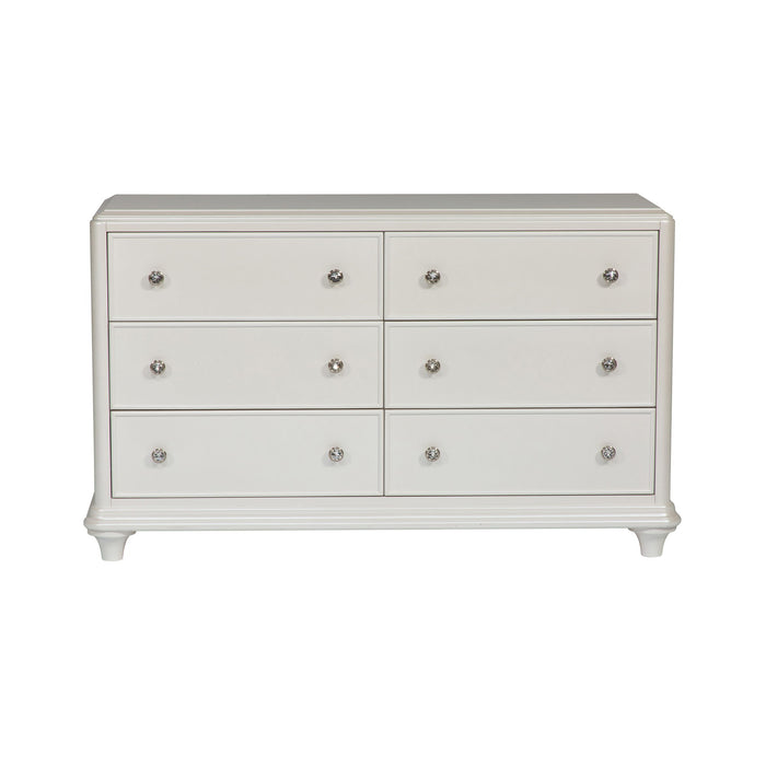 Stardust - 6 Drawer Dresser - White Capital Discount Furniture Home Furniture, Furniture Store