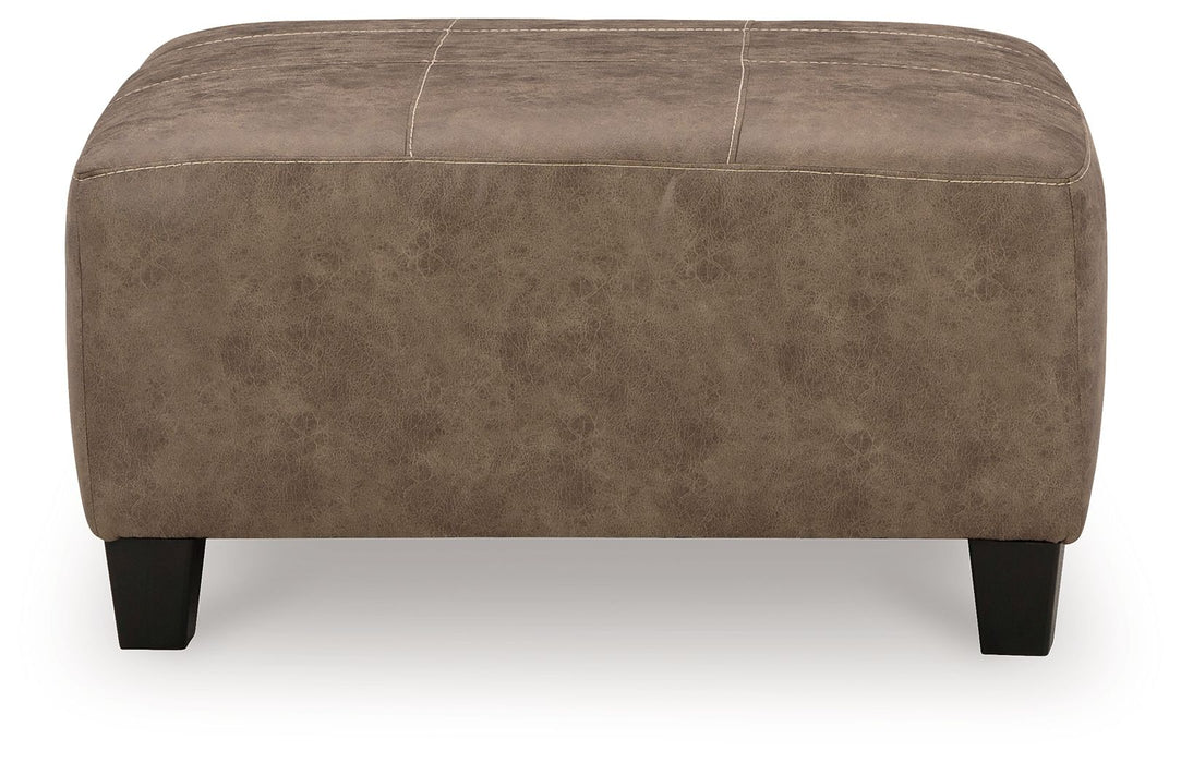 Navi - Fossil - Oversized Accent Ottoman Capital Discount Furniture Home Furniture, Furniture Store