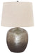 Magalie - Antique Silver Finish - Metal Table Lamp Capital Discount Furniture Home Furniture, Furniture Store